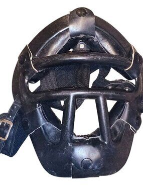 Vintage MacGregor Baseball Catcher's Umpire Mask Shield - Black